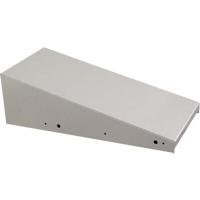 Clean Line Economy Lockers Slope Top, 4 Bank, 18" D x 48" W x 6" H, Grey, Steel Northern Industrial Supply Inc.