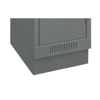 Base en retrait pour casiers &eacute;conomiques Clean Line, 1 Blocs, 4" lo x 12" la x 18" p, Acier Northern Industrial Supply Inc.