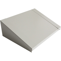 All-Welded Concorde - Heavy-Duty Lockers Sloping Top, 2 Bank, 18" D x 24" W x 6" H, Grey, Steel Northern Industrial Supply Inc.