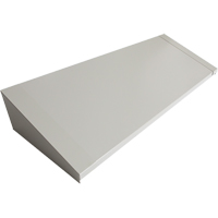 All-Welded Concorde - Heavy-Duty Lockers Sloping Top, 4 Bank, 18" D x 48" W x 6" H, Grey, Steel Northern Industrial Supply Inc.