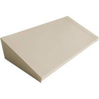 All-Welded Concorde - Heavy-Duty Lockers Sloping Top, 3 Bank, 18" D x 36" W x 6" H, Beige, Steel Northern Industrial Supply Inc.