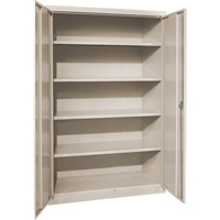 Armoires de rangement Hi-Boy profondes, Acier, 4 Tablettes, 72" h x 36" la x 24" P, Beige Northern Industrial Supply Inc.