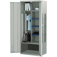 Casier pour &eacute;quipement, Acier, 36" la x 24" p x 72" h, Gris Northern Industrial Supply Inc.
