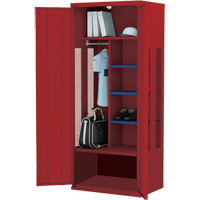 Casier de luxe pour &eacute;quipement, Acier, 36" la x 24" p x 72" h, Rouge Northern Industrial Supply Inc.