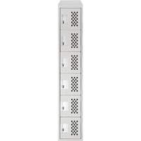 Petits casiers &eacute;conomiques assembl&eacute;s et perfor&eacute;s Clean Line, 6 niveaux, 18" x 72" x 12", Acier Northern Industrial Supply Inc.