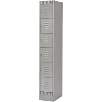 Casiers, 6 niveaux, 12" x 18" x 76", Acier, Gris, D&eacute;mont&eacute; Northern Industrial Supply Inc.