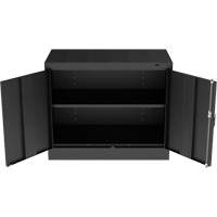 Armoire standard &agrave; hauteur de bureau, Acier, 30" h x 36" la x 18" P, Noir Northern Industrial Supply Inc.