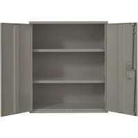 Armoire de rangement Lo-Boy, Acier, 2 Tablettes, 40" h x 36" la x 18" P, Gris Northern Industrial Supply Inc.