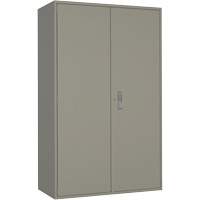 Armoire de rangement Hi-Boy tr&egrave;s large, Acier, 4 Tablettes, 72" h x 48" la x 24" P, Gris Northern Industrial Supply Inc.