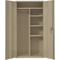 Armoire de rangements combin&eacute;s, Acier, 6 Tablettes, 72" h x 36" la x 18" P, Beige Northern Industrial Supply Inc.