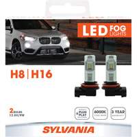 Ampoule pour feu avant H8, DEL, 12,8 W/9 W, Blanc Northern Industrial Supply Inc.