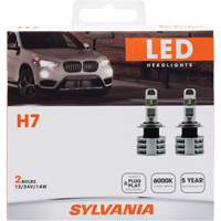 Ampoule pour feu avant H7, DEL, 13,2 W/17 W, Blanc Northern Industrial Supply Inc.