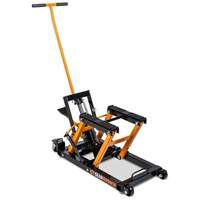 ATV and Motorcycle Jack, 0.75 Ton(s) Capacity, 4-2/3" Lowered, 14-1/2" Raised, Manual Hydraulic Northern Industrial Supply Inc.