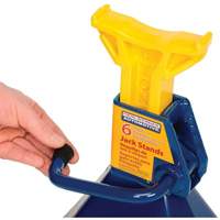 Jack Stand, Locking Handle/Ratchet, 6 tons Capacity, 25-1/4" H Northern Industrial Supply Inc.