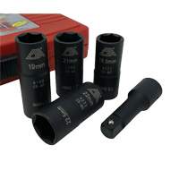 Flip Socket Kit, 5 Pieces, 1/2" Drive Size Northern Industrial Supply Inc.