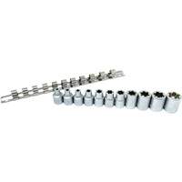 Flat-Cut E-"Star" Socket Set, 11 Pieces, 3/8" Drive Size Northern Industrial Supply Inc.