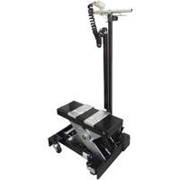 Low Profile Floor Service Jack, 12 Ton(s) Capacity, 7-1/2" Lowered, 15" Raised, Air Hydraulic Northern Industrial Supply Inc.