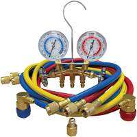 Automotive Manifold Gauge Set with Economy Couplers & Tank Adapter Northern Industrial Supply Inc.