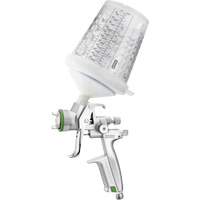Pistolet de peinture de premi&egrave;re qualit&eacute; 4400?B HVLP?1,0 SR avec godet RPS 0,3?L, pour les retouches de finitions automobiles, Entr&eacute;e d'air 1/4" NPT, 4,24 pi³/min, Capacit&eacute; 0,3 L, 0,14 psi Northern Industrial Supply Inc.