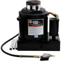 Air Actuated Bottle Jack, 100 Ton(s), Air Hydraulic/Manual Hydraulic, 17-22/25" Raised Height Northern Industrial Supply Inc.