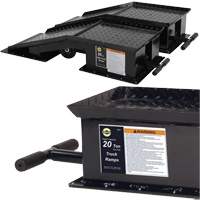 Heavy-Duty Truck Ramps with Long T-Handle, 40000 lbs. Capacity, 45" L, 13-1/2" W, 9-19/50" H Northern Industrial Supply Inc.