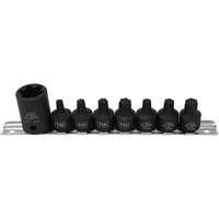 Jeu de douilles/embouts de boulon de caisse de camionnettes, 8 Morceaux, Prise de 1/2"/3/8" Northern Industrial Supply Inc.