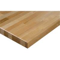 Hardwood Workbench Top, 72" W x 36" D, Square Edge, 1-1/4" Thick Northern Industrial Supply Inc.