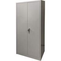 Storage Cabinet, Steel, 4 Shelves, 66" H x 30" W x 15" D, Grey Northern Industrial Supply Inc.