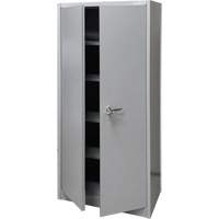 Storage Cabinet, Steel, 4 Shelves, 66" H x 30" W x 15" D, Grey Northern Industrial Supply Inc.