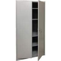 Armoire de rangement, Acier, 4 Tablettes, 78" h x 36" la x 24" P, Gris Northern Industrial Supply Inc.