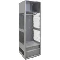 Gear Locker, Steel, 24" W x 24" D x 72" H, Grey Northern Industrial Supply Inc.