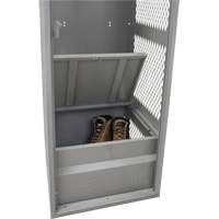 Gear Locker, Steel, 24" W x 24" D x 72" H, Grey Northern Industrial Supply Inc.