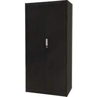 Armoire de rangement combin&eacute;e, 36" la x 18" p x 72" h, Noir Northern Industrial Supply Inc.