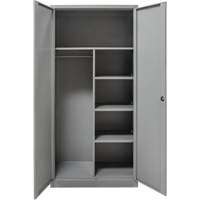 Combination Storage Cabinet, 36" W x 18" D x 72" H, Grey Northern Industrial Supply Inc.