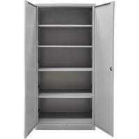 Hi-Boy Storage Cabinet, Steel, 4 Shelves, 72" H x 36" W x 18" D, Grey Northern Industrial Supply Inc.