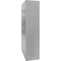 Wardrobe Storage Cabinet, Steel, 36" W x 18" D x 72" H, Grey Northern Industrial Supply Inc.