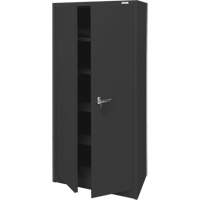 Storage Cabinet, Steel, 4 Shelves, 66" H x 30" W x 15" D, Black Northern Industrial Supply Inc.