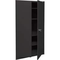 Armoire d'entreposage, Acier, 4 Tablettes, 78" h x 36" la x 24" P, Noir Northern Industrial Supply Inc.