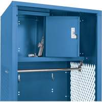 Gear Locker, Steel, 24" W x 18" D x 72" H, Dark Blue Northern Industrial Supply Inc.