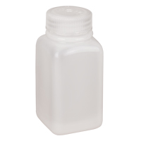 Easy-Grip Space-Saver Bottles, Square, 6 oz., Plastic Northern Industrial Supply Inc.