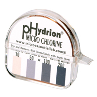 Papier r&eacute;actif Hydrion Chlorine Phydrion CM-240 Northern Industrial Supply Inc.