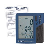 Compteur de monoxyde de carbone avec temp&eacute;rature et humidit&eacute; avec certificat de calibration Northern Industrial Supply Inc.
