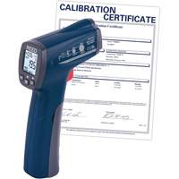 Infrared Thermometer with Calibration Certificate, -25.6°- 752° F ( -32° - 400° C ), 12:1, Adjustable Emmissivity Northern Industrial Supply Inc.