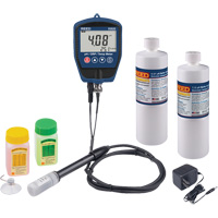 Trousse pH/mV-m&egrave;tre avec solution tampon et adaptateur d'alimentation Northern Industrial Supply Inc.