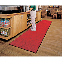 ColorStar Matting, Wiper, 3' x 5' x 3/8", Red/Black Northern Industrial Supply Inc.