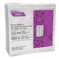 Pro Select 1/8 Fold Dinner Napkins, 1 Ply, 15.5" x 16" Northern Industrial Supply Inc.
