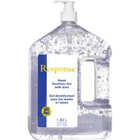Gel d&eacute;sinfectant pour les mains &agrave; l'alo&egrave;s Response, 1890 ml, Bouteille &agrave; pompe, 70 % alcool Northern Industrial Supply Inc.