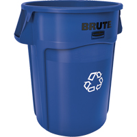 Contenants ronds pour le recyclage BRUTE, Vrac, Plastique, 44 gal. US Northern Industrial Supply Inc.
