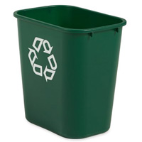 Corbeille moyenne pour le recyclage, De bureau, Plastique, 28 pintes US Northern Industrial Supply Inc.
