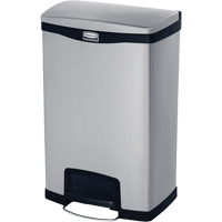 Contenant &agrave; d&eacute;chets Slim Jim , Acier inoxydable, Capacit&eacute; 13 gal. US Northern Industrial Supply Inc.